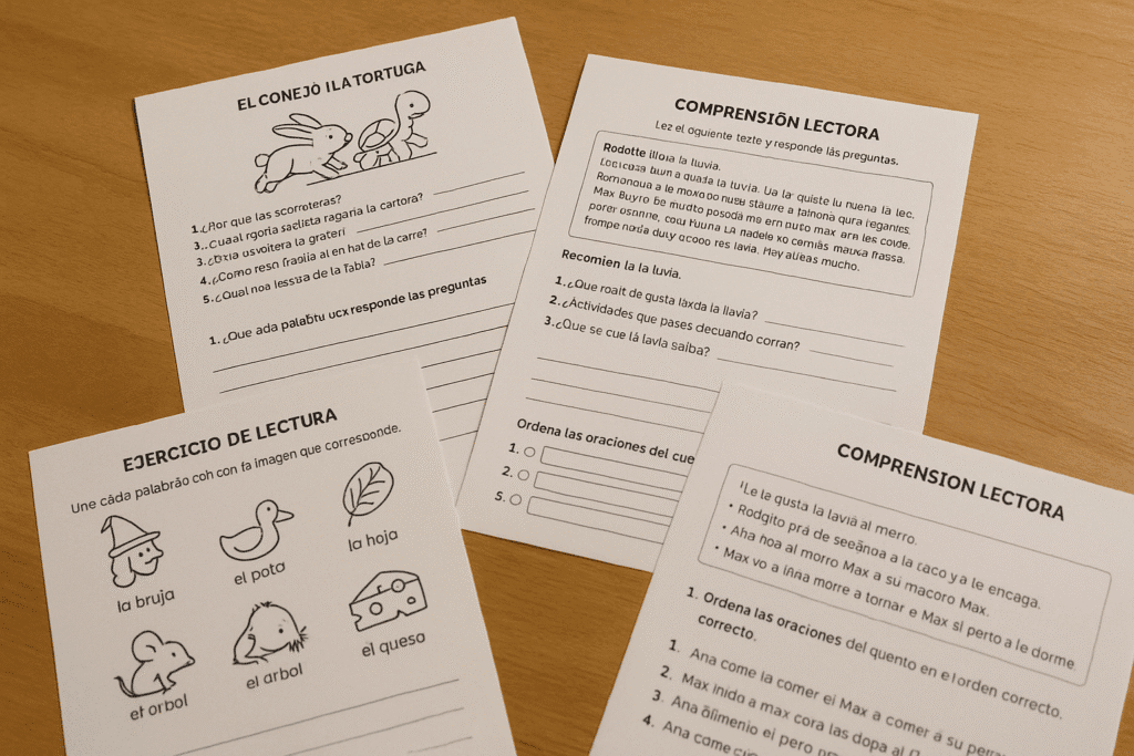 ejercicios de comprensión lectora LecturaPlus impresos y listos para usar en casa