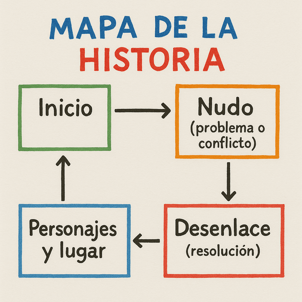 mapa conceptual para comprensión lectora infantil”]