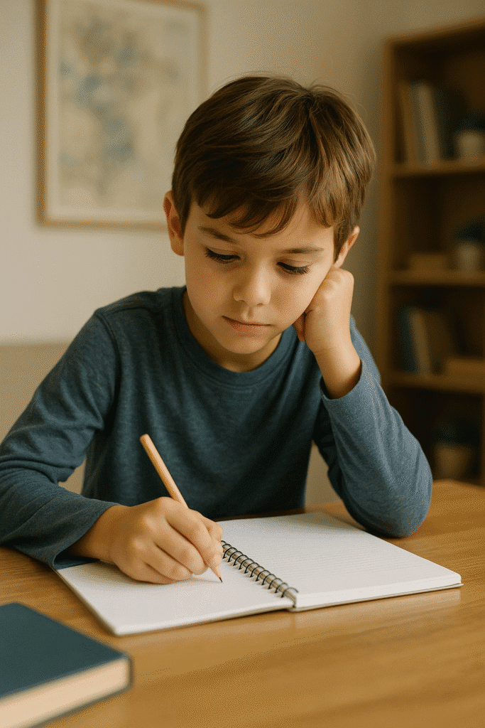 ejercicio creativo de lectura para niños